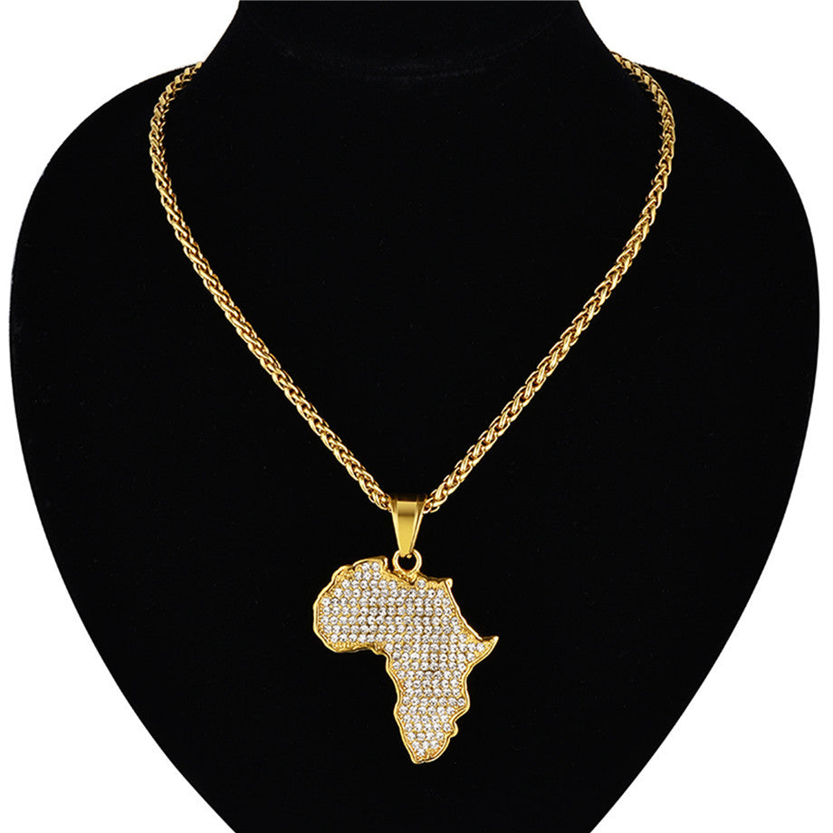 Map necklace