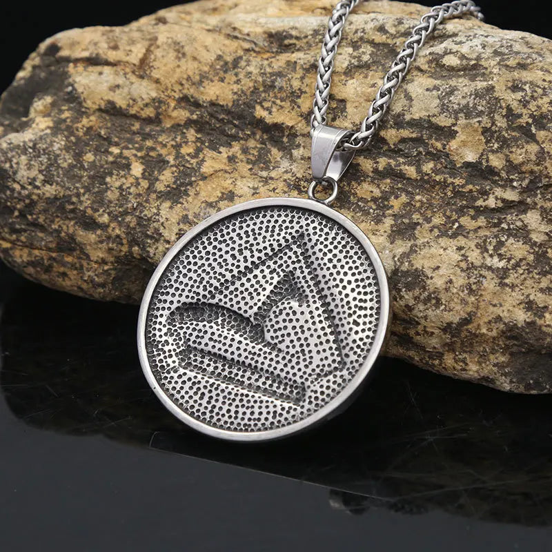 Fashion Style Ancient Egyptian God Of Death Anubis Pendant Stainless Steel Mythology Necklaces Men's Biker Jewelry Dropshipping